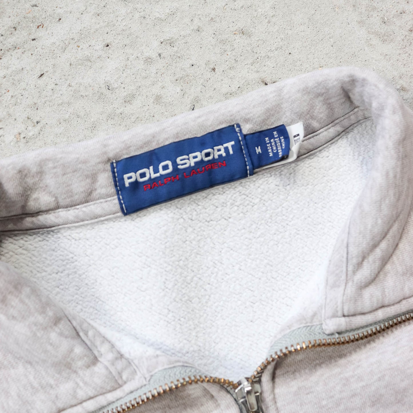 Polo Sport Ralph Lauren Spellout 1/4 Zip Sweatshirt - 2000s (M)