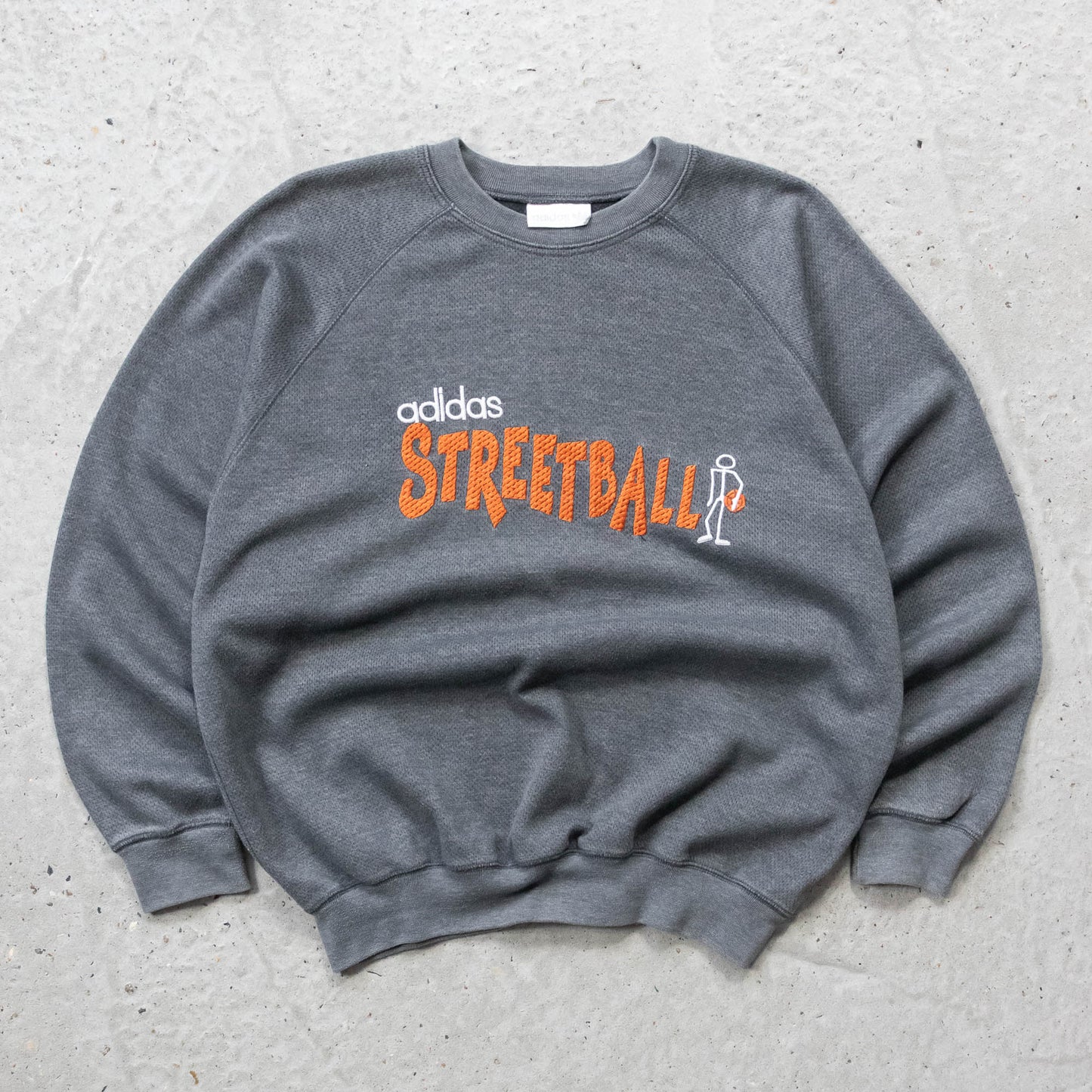 Adidas Streetball Embroidered Sweatshirt - 90s (M)