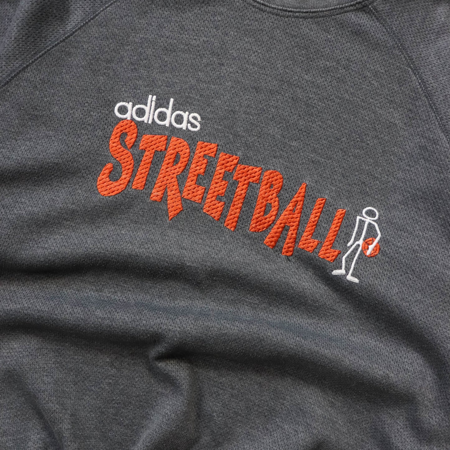 Adidas Streetball Embroidered Sweatshirt - 90s (M)