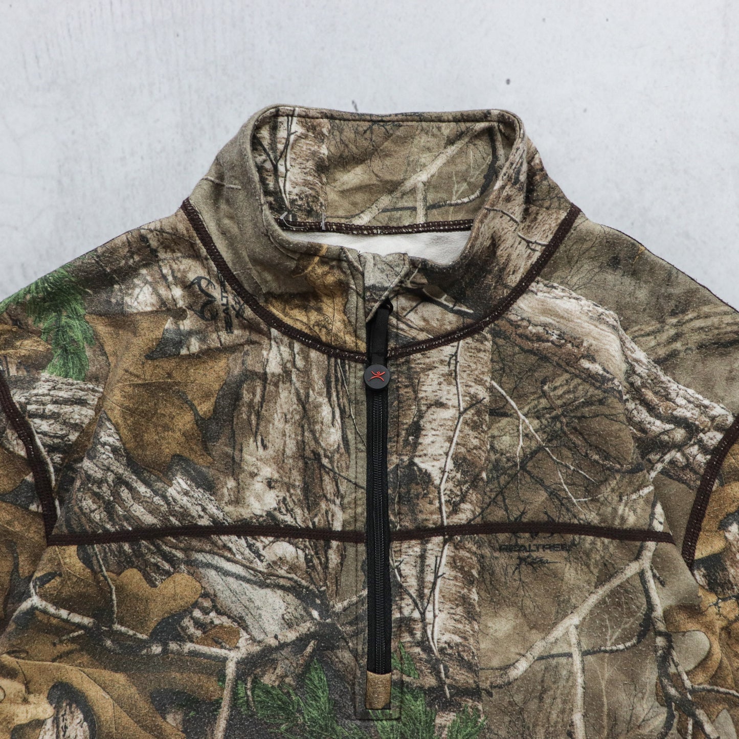 Vintage Realtree Camo 1/4 Zip Pullover - M