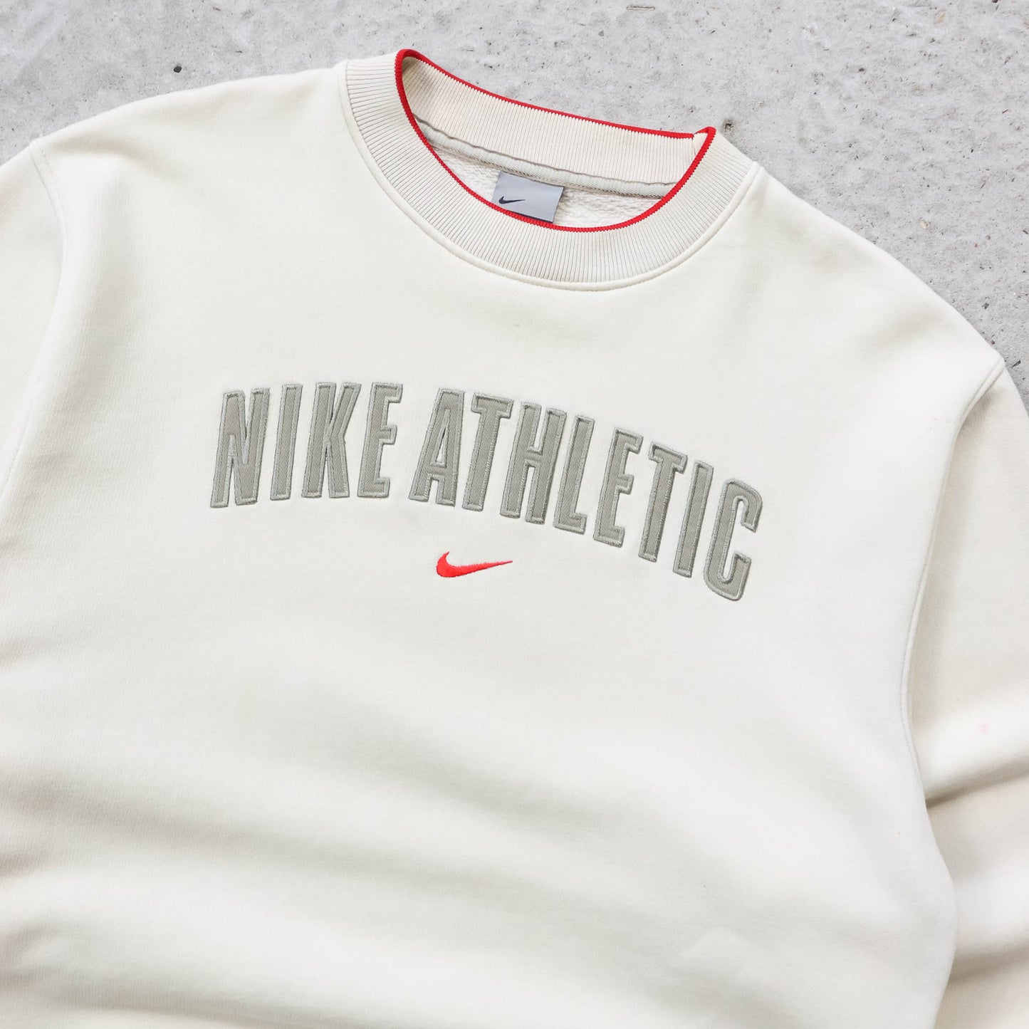Nike Athletic Embroidered Spellout Sweatshirt - 2000s (M)