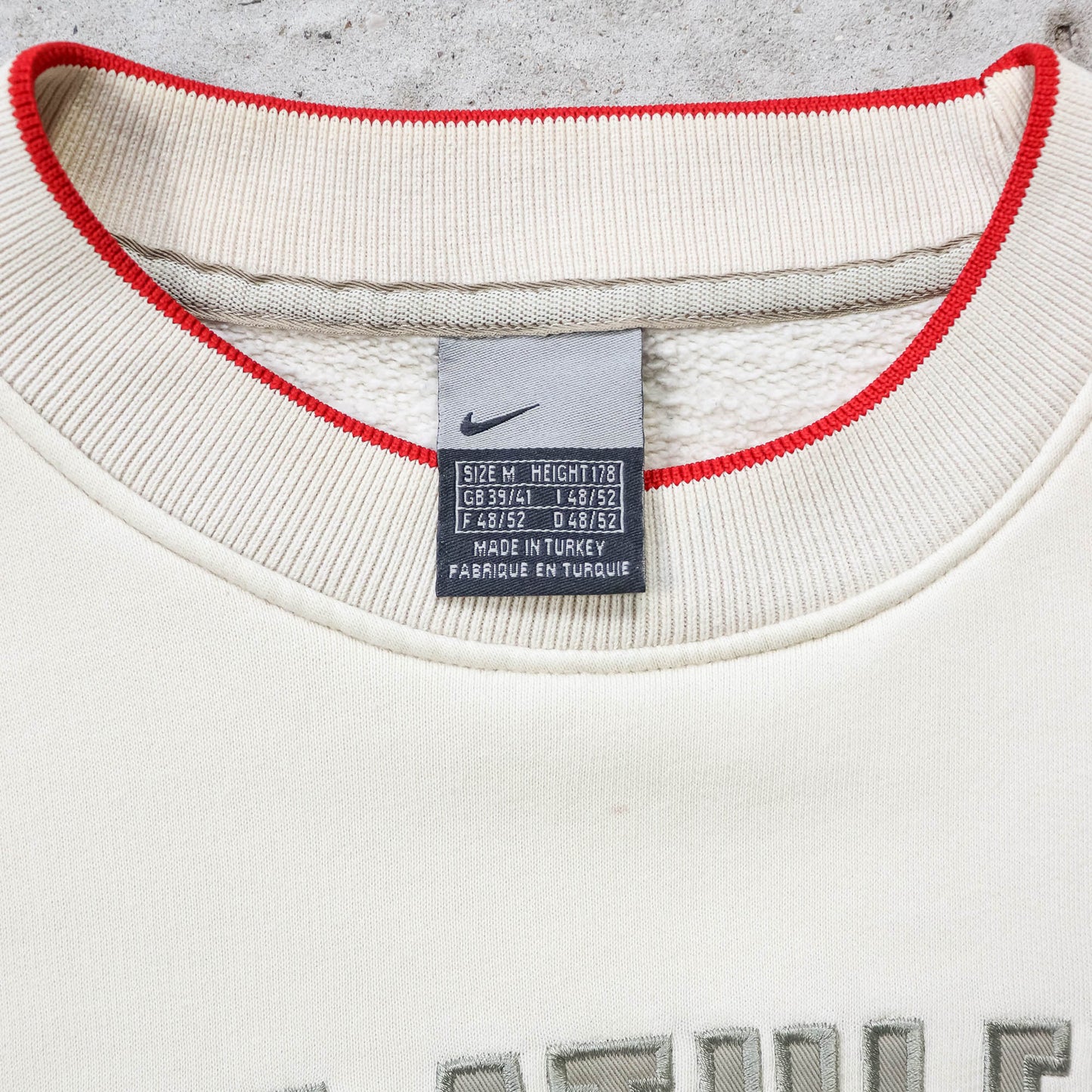Nike Athletic Embroidered Spellout Sweatshirt - 2000s (M)