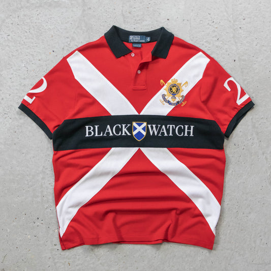 Polo Ralph Lauren Blackwatch Polo Shirt - 2000s (XL)