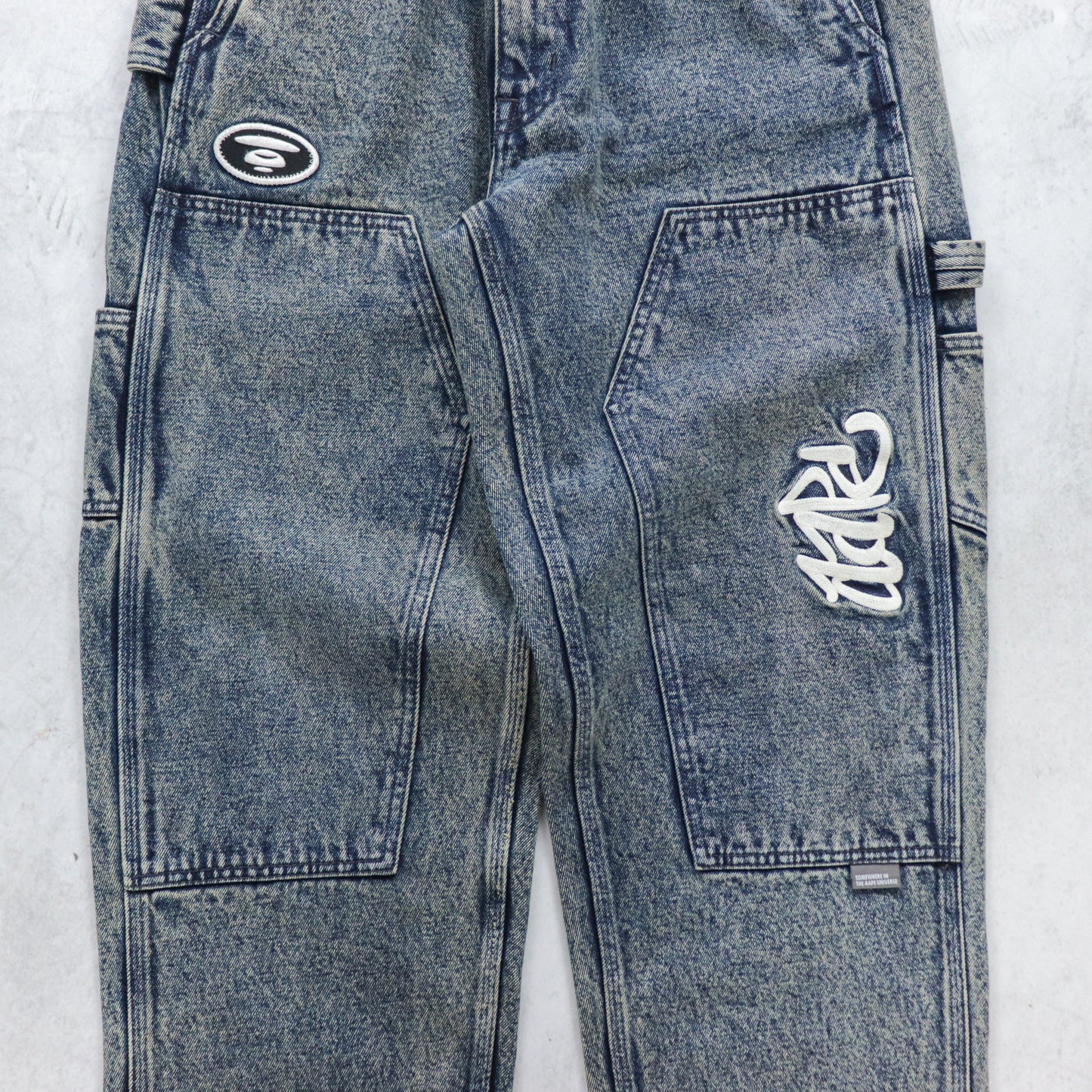 AAPE x Bathing Ape Double Knee Carpenter Pants - S