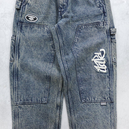 AAPE x Bathing Ape Double Knee Carpenter Pants - S