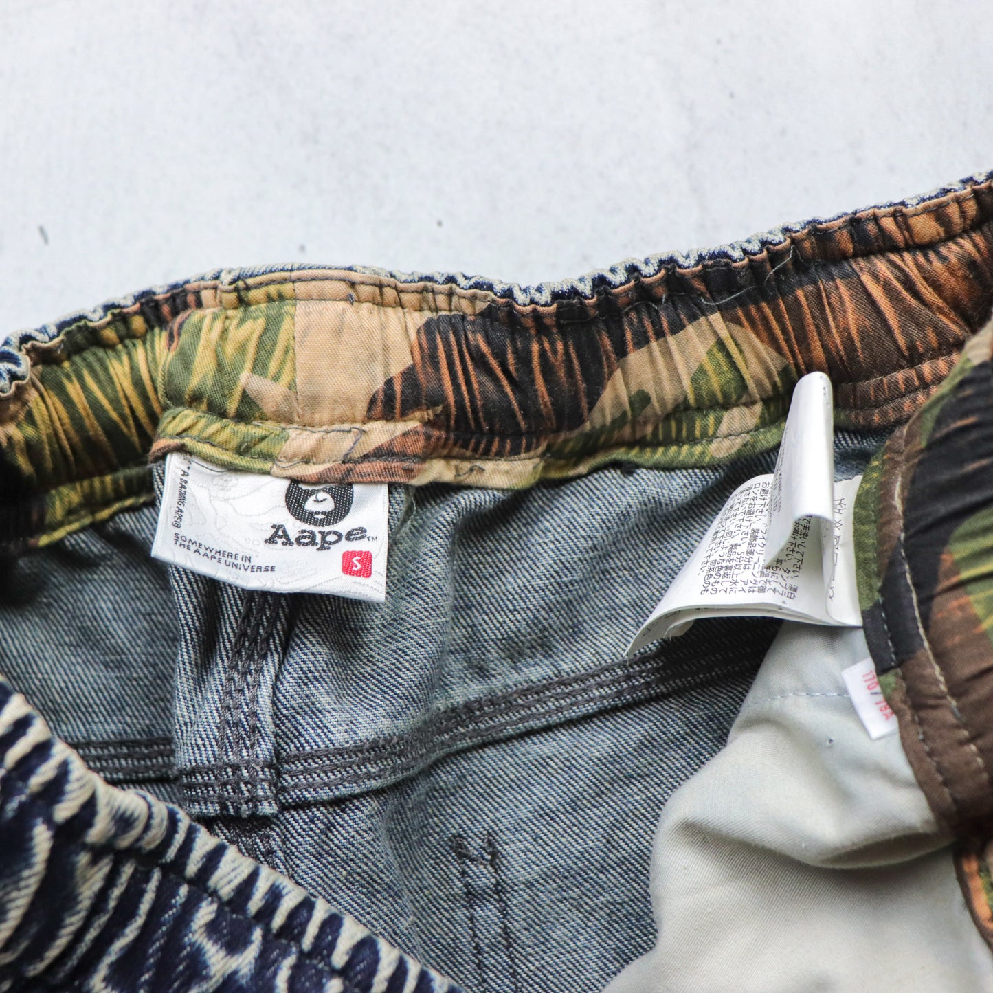 AAPE x Bathing Ape Double Knee Carpenter Pants - S