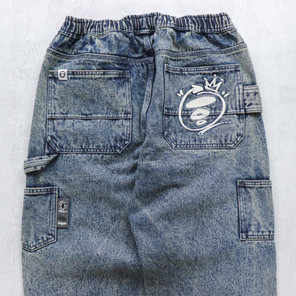 AAPE x Bathing Ape Double Knee Carpenter Pants - S