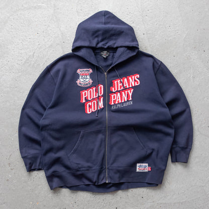 Polo Jeans Co Ralph Lauren Zip-Up Hoodie - 2000s (XXXL)