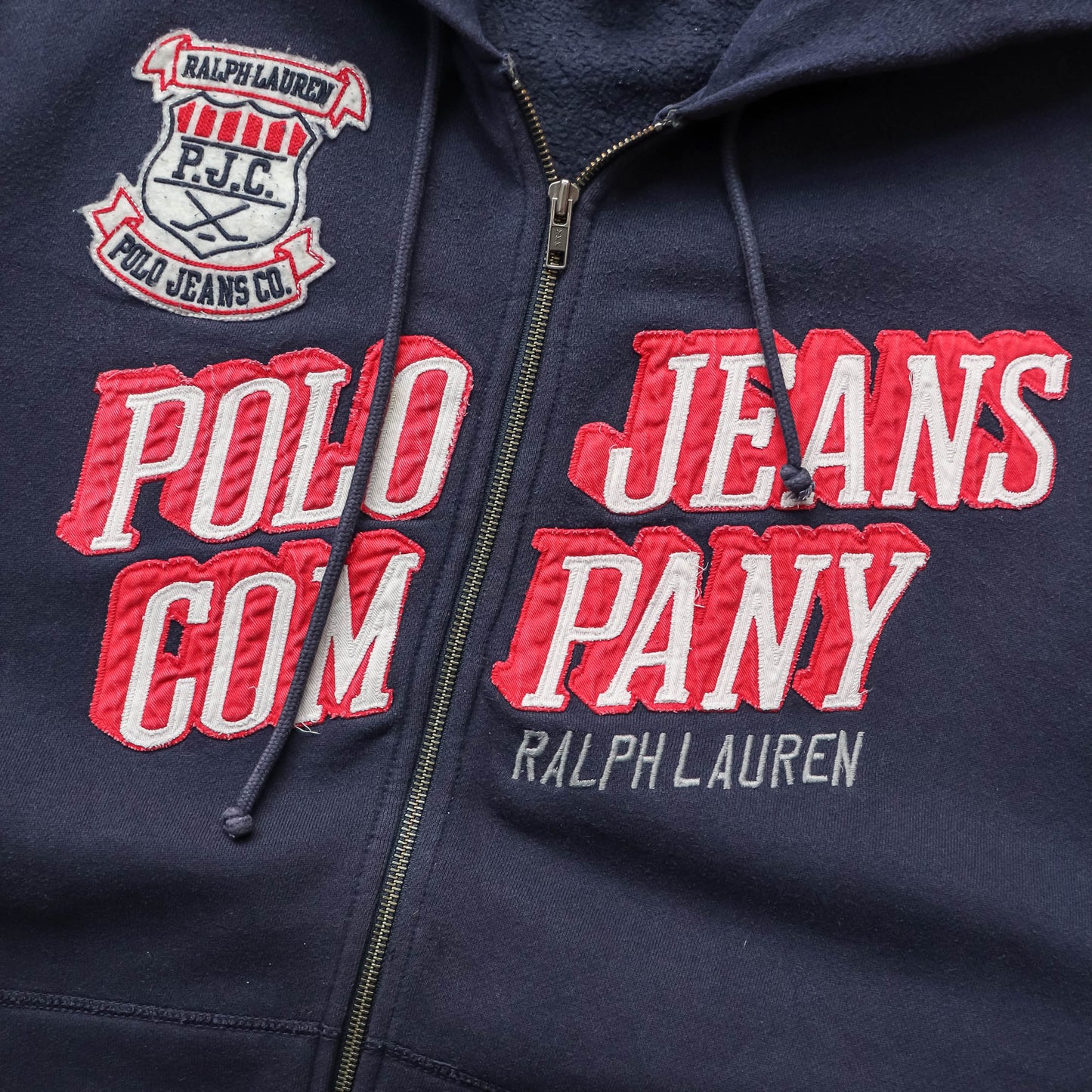 Polo Jeans Co Ralph Lauren Zip-Up Hoodie - 2000s (XXXL)