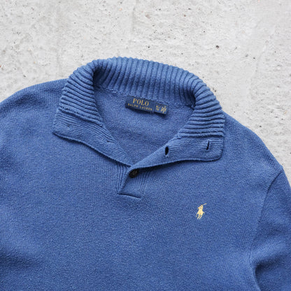 Polo Ralph Lauren Henley Knit Sweater - 2000s (XL)