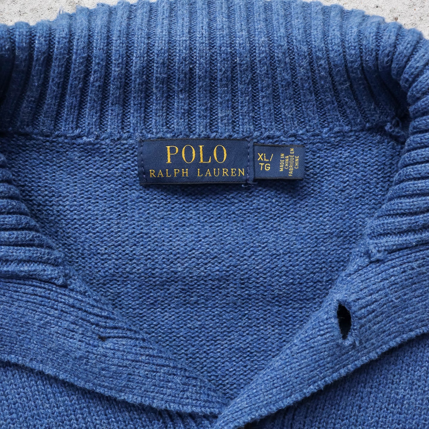 Polo Ralph Lauren Henley Knit Sweater - 2000s (XL)