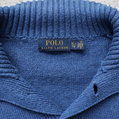Polo Ralph Lauren Henley Knit Sweater - 2000s (XL)