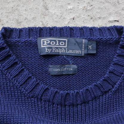 Polo Ralph Lauren Heavy Knit Sweater - 90s (M)