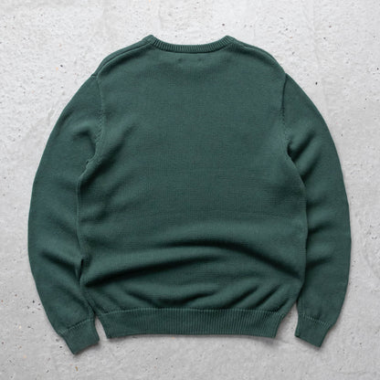 Chaps Ralph Lauren Fisherman Knit Sweater - 2000s (M)