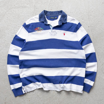 Polo Ralph Lauren Yacht Club Rugby Shirt - 2000s (XXL)
