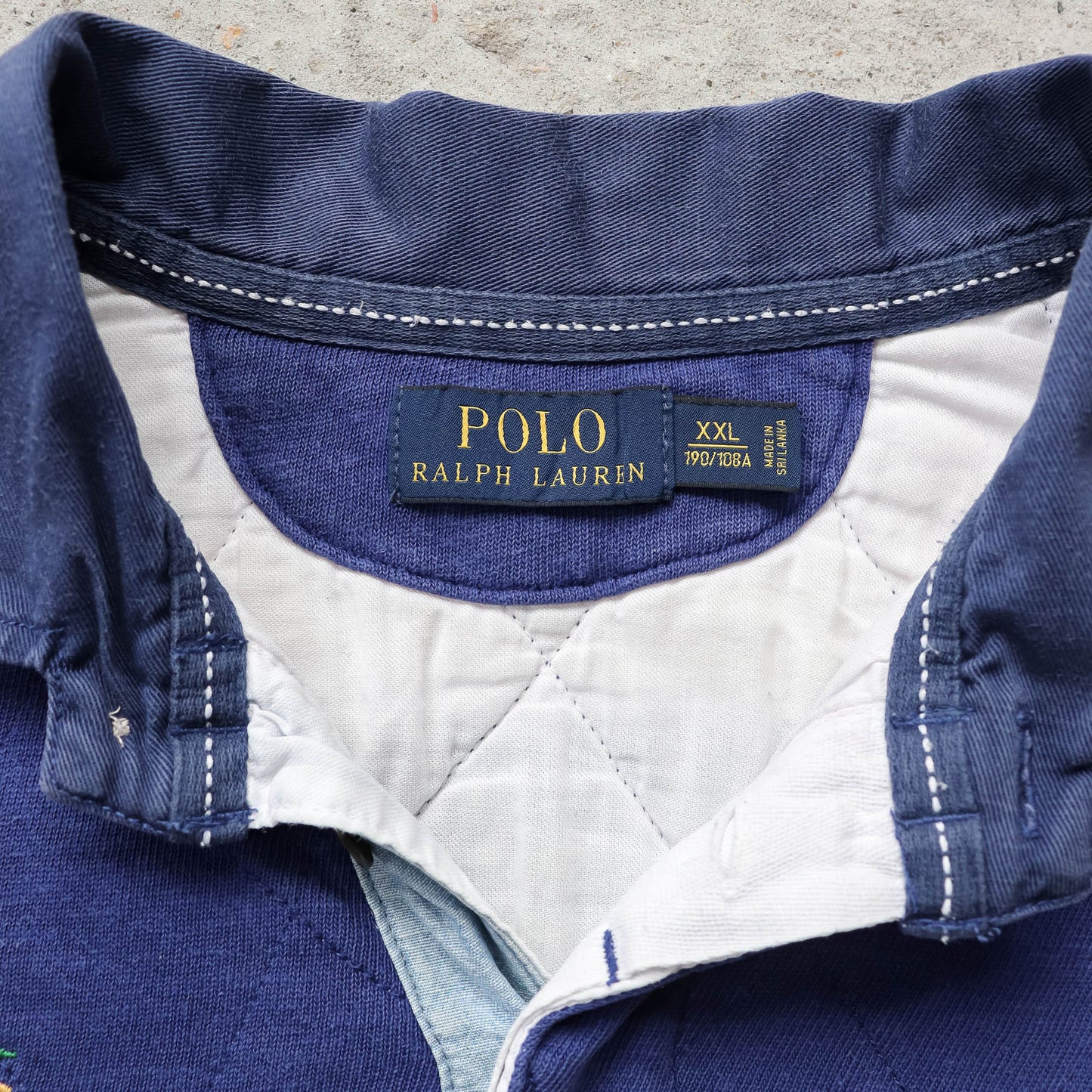 Polo Ralph Lauren Yacht Club Rugby Shirt - 2000s (XXL)