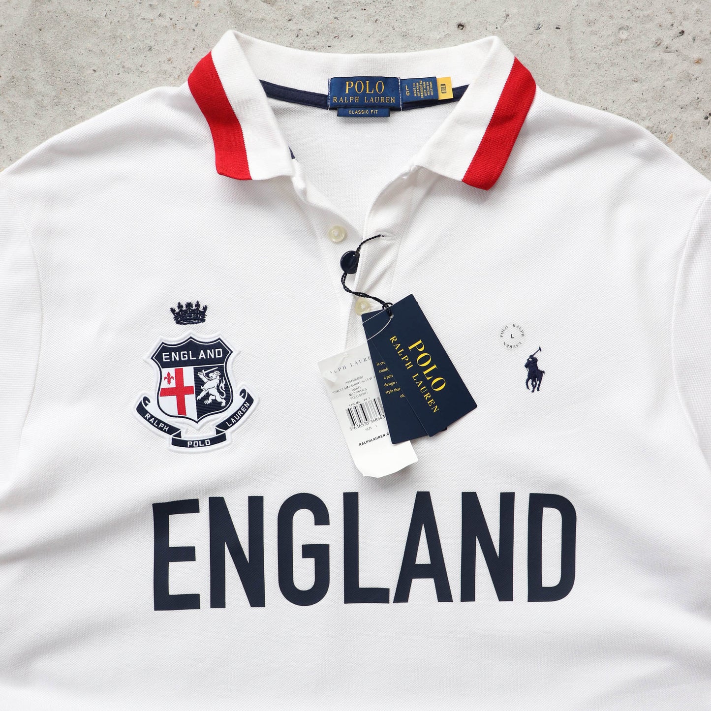 Polo Ralph Lauren England Deadstock Polo Shirt - L