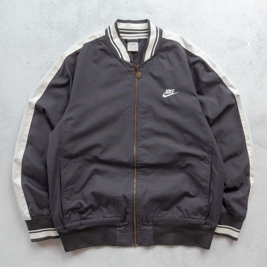 Vintage 2000s Nike Two-Tone Bomber Jacket - M