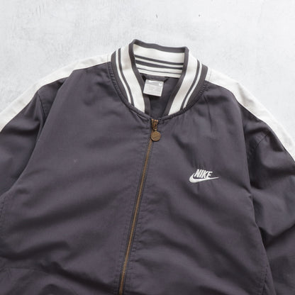 Vintage 2000s Nike Two-Tone Bomber Jacket - M