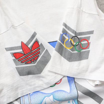 Adidas Winter Olympics St Moritz Graphic Tee - 80s (XL)