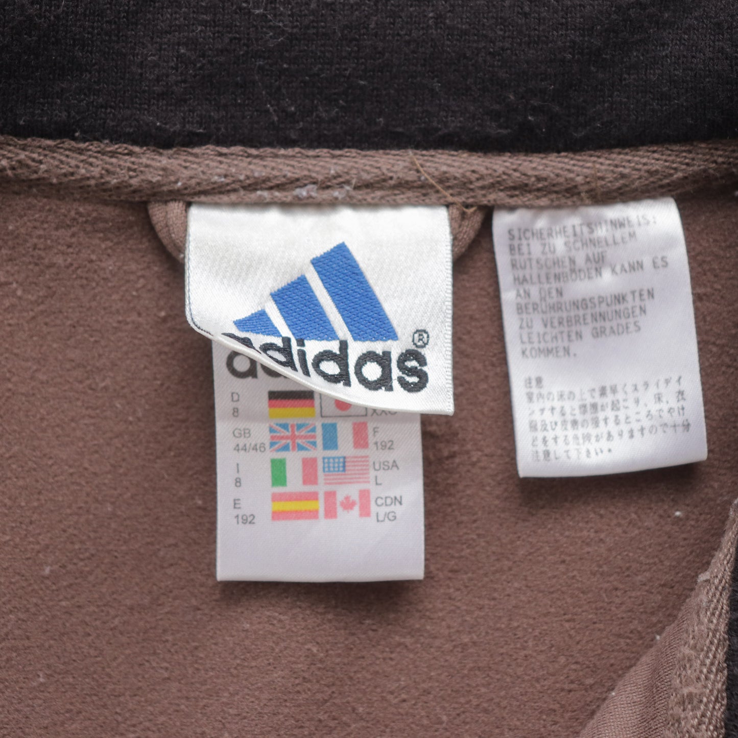 Vintage 90s Adidas Embroidered Track Jacket - L