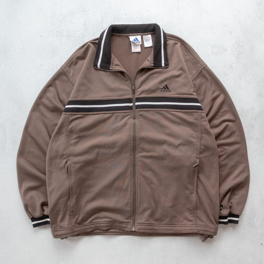 Vintage 90s Adidas Embroidered Track Jacket - L