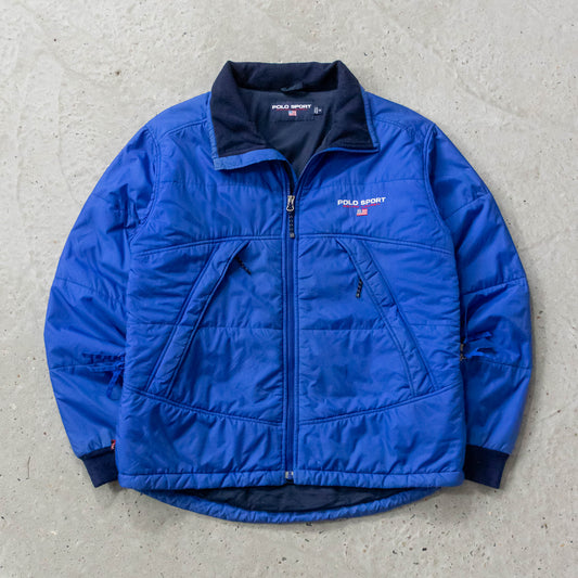 Polo Sport Spellout Quilted Jacket - 90s (M)