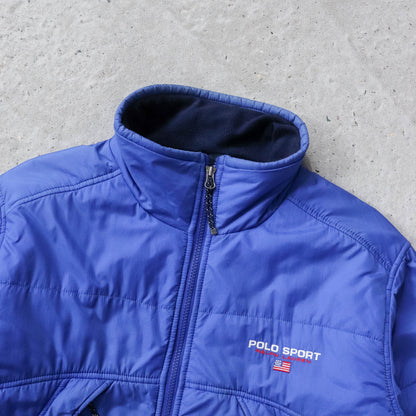 Polo Sport Spellout Quilted Jacket - 90s (M)