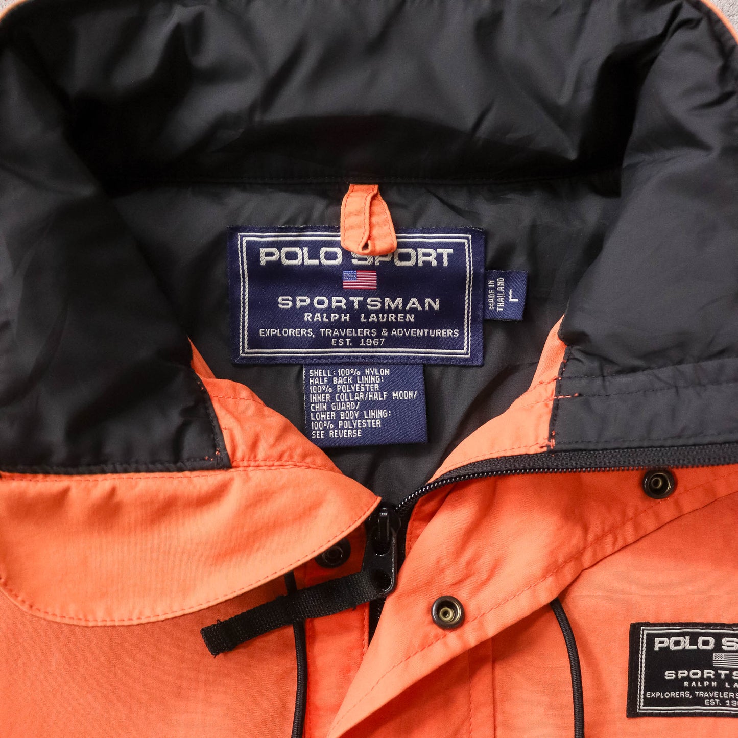 Polo Sportsman 1/4 Zip Utility Vest - 90s (L)