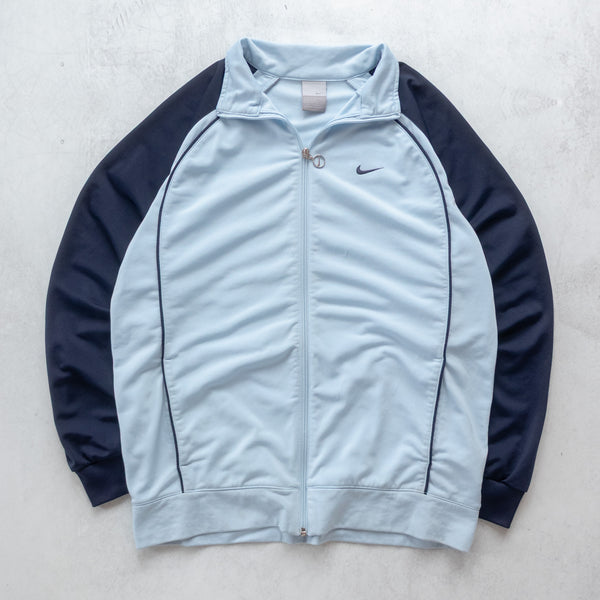 Vintage 2000s Nike Big Swoosh Track Jacket - S