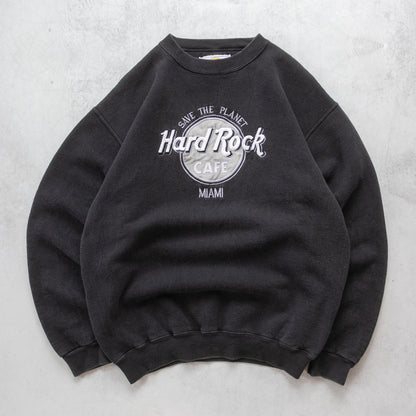 Vintage 90s Hard Rock Cafe Miami Sweatshirt - M