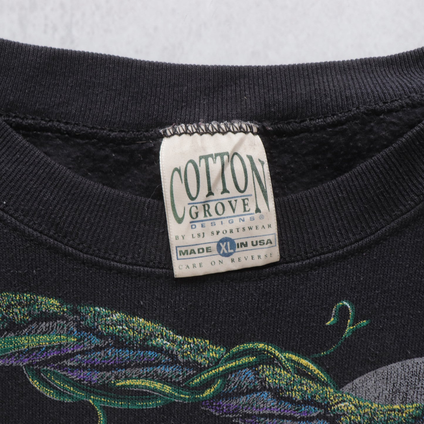 Vintage 90s Black Panther Wildlife Sweatshirt - XL