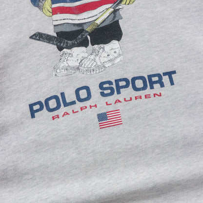Polo Sport Hockey Bear Hoodie - 90s (M)