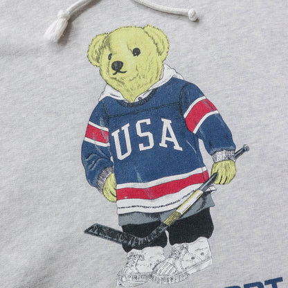 Polo Sport Hockey Bear Hoodie - 90s (M)