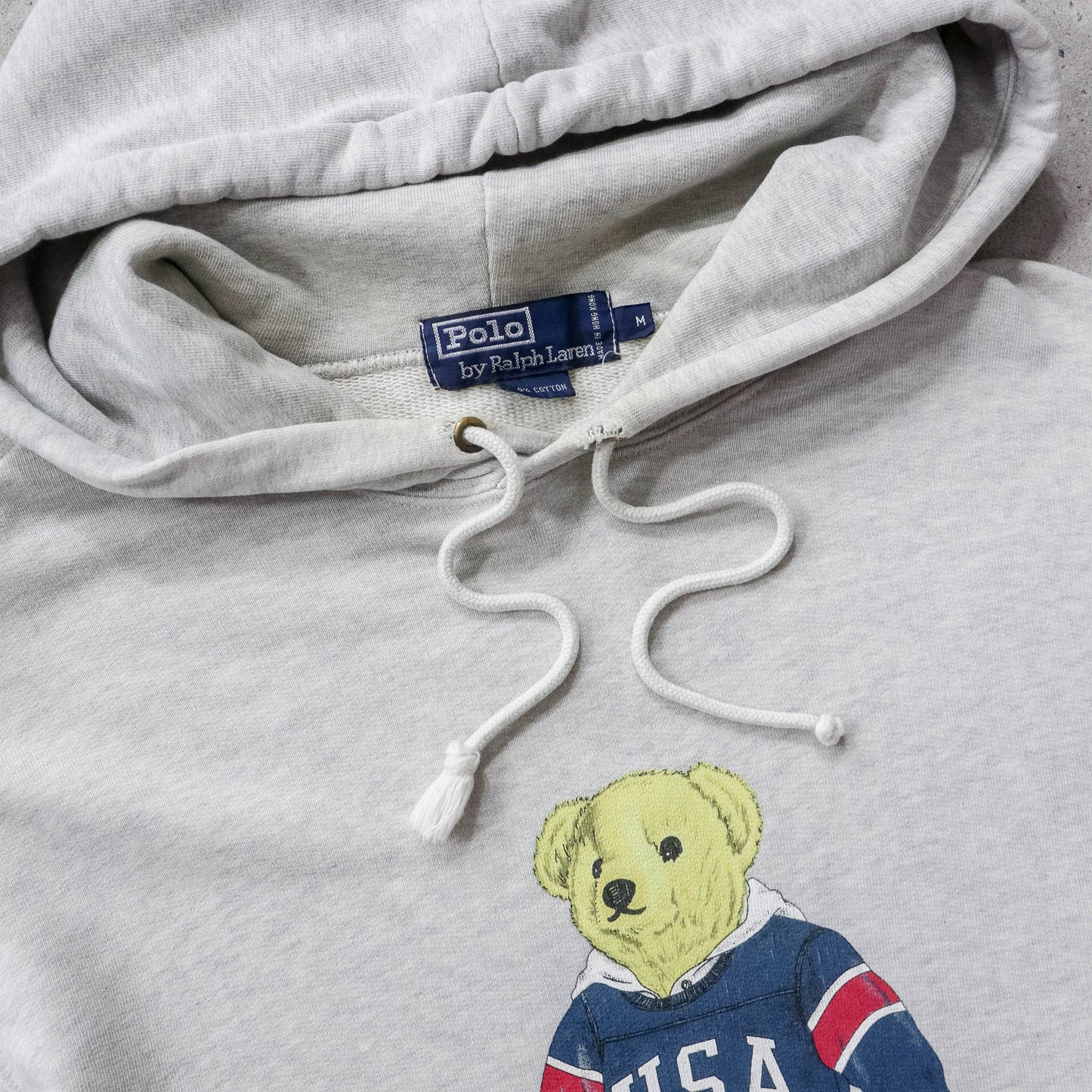 Polo Sport Hockey Bear Hoodie - 90s (M)