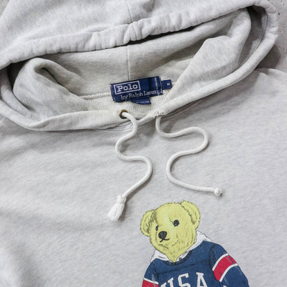 Polo Sport Hockey Bear Hoodie - 90s (M)