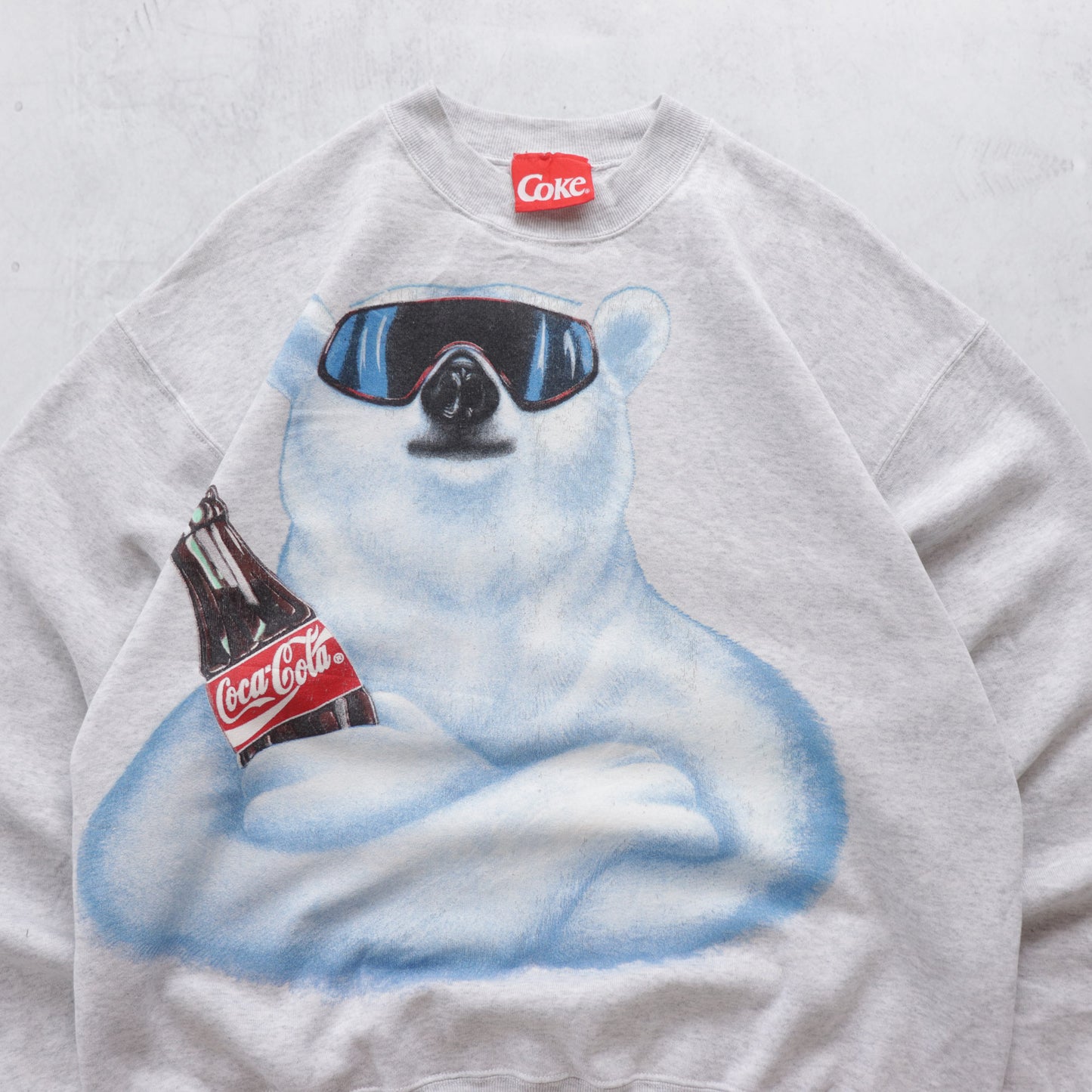 Vintage 1993 Coca-Cola Polar Bear Sweatshirt - L