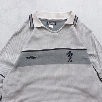Vintage 90s Reebok Wales Rugby Union Jumper - L