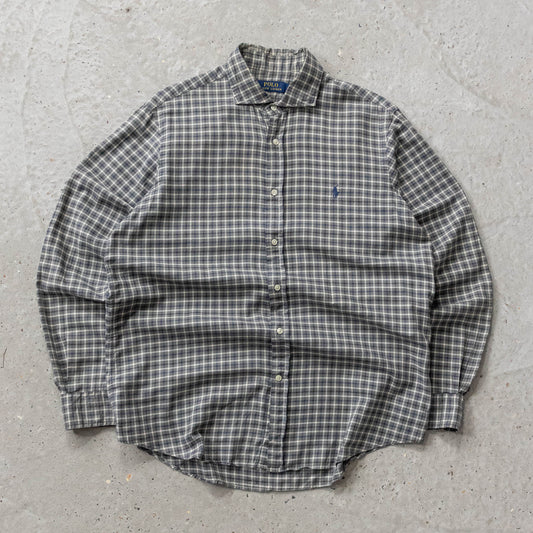 Polo Ralph Lauren Plaid Button Up Shirt - 2000s (L)