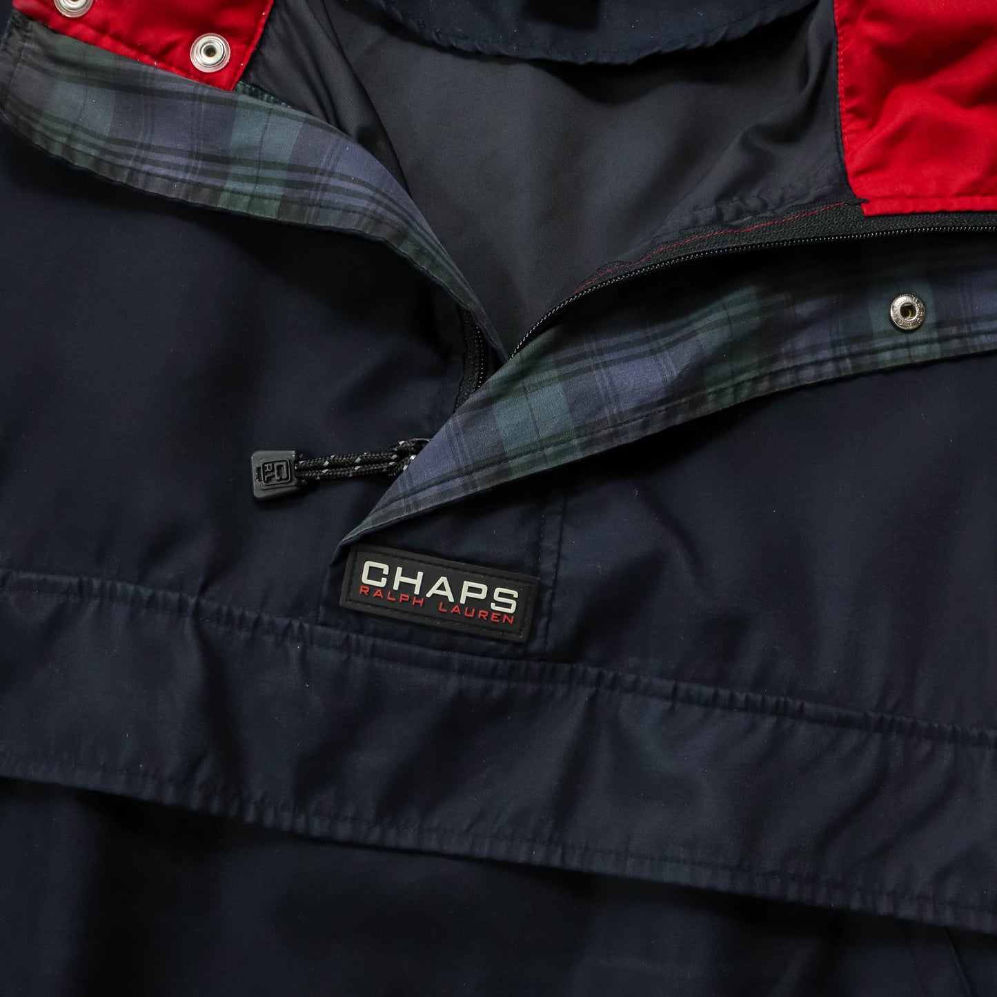 Chaps Ralph Lauren 1/4 Zip Anorak Jacket - 90s (XL)