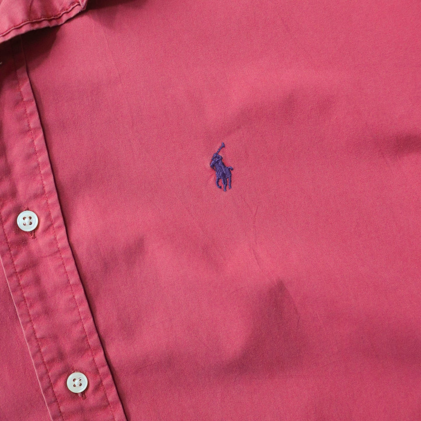 Polo Ralph Lauren Short Sleeve Button Up Shirt - 90s (XL)