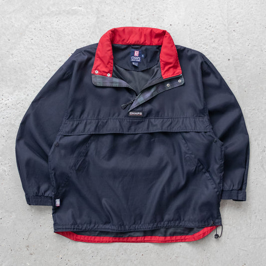 Chaps Ralph Lauren 1/4 Zip Anorak Jacket - 90s (XL)