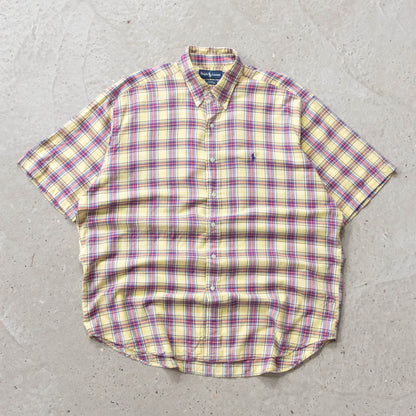 Polo Ralph Lauren Short Sleeve Button Up Shirt - 90s (XL)
