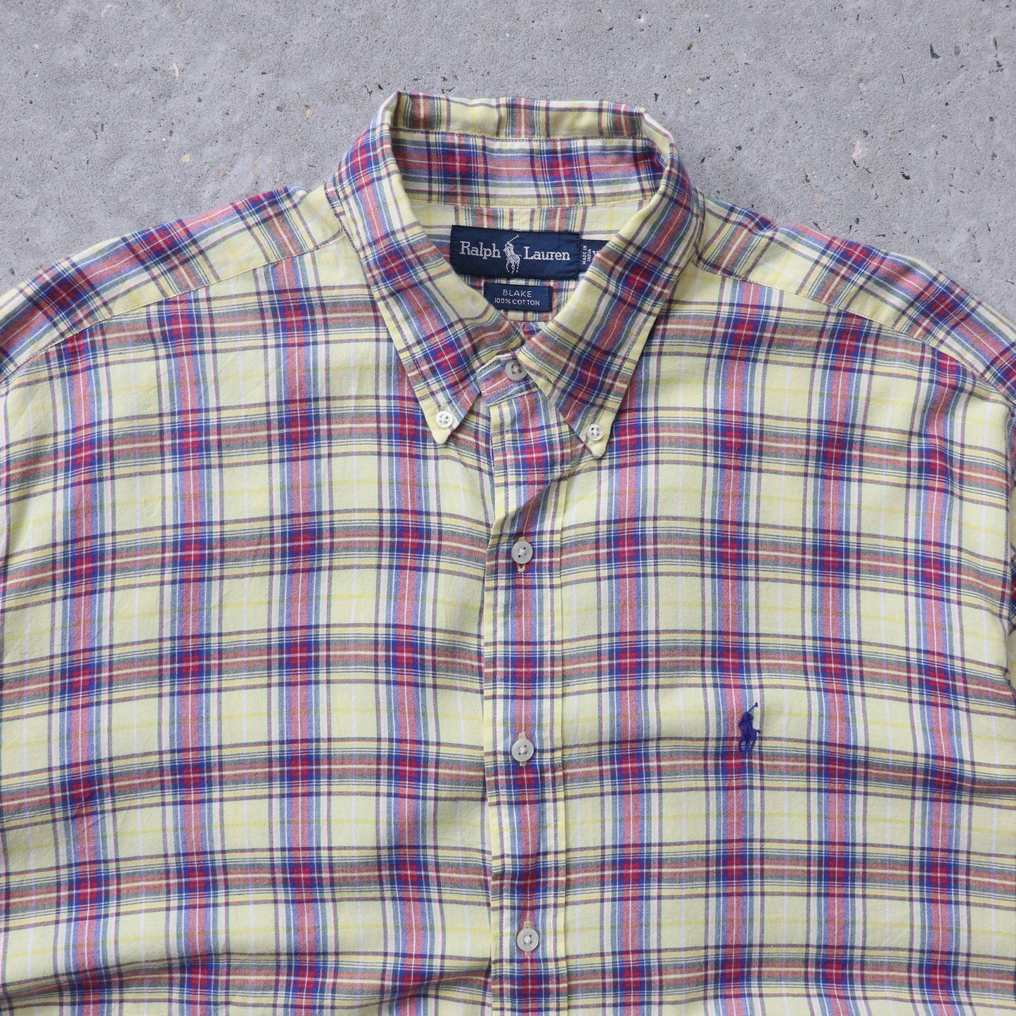 Polo Ralph Lauren Short Sleeve Button Up Shirt - 90s (XL)
