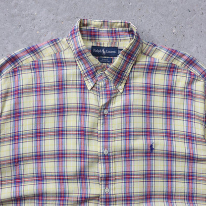 Polo Ralph Lauren Short Sleeve Button Up Shirt - 90s (XL)