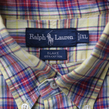 Polo Ralph Lauren Short Sleeve Button Up Shirt - 90s (XL)