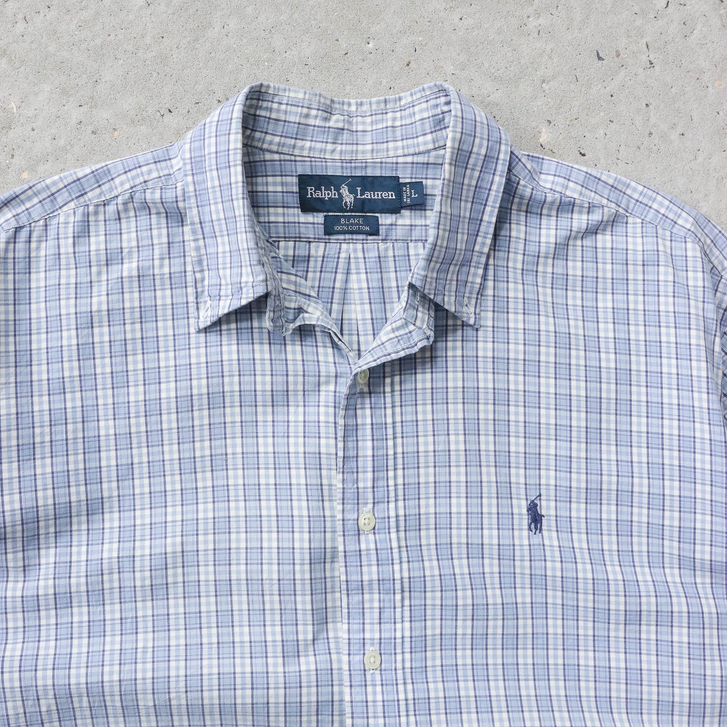 Polo Ralph Lauren Short Sleeve Button Up Shirt - 90s (L)