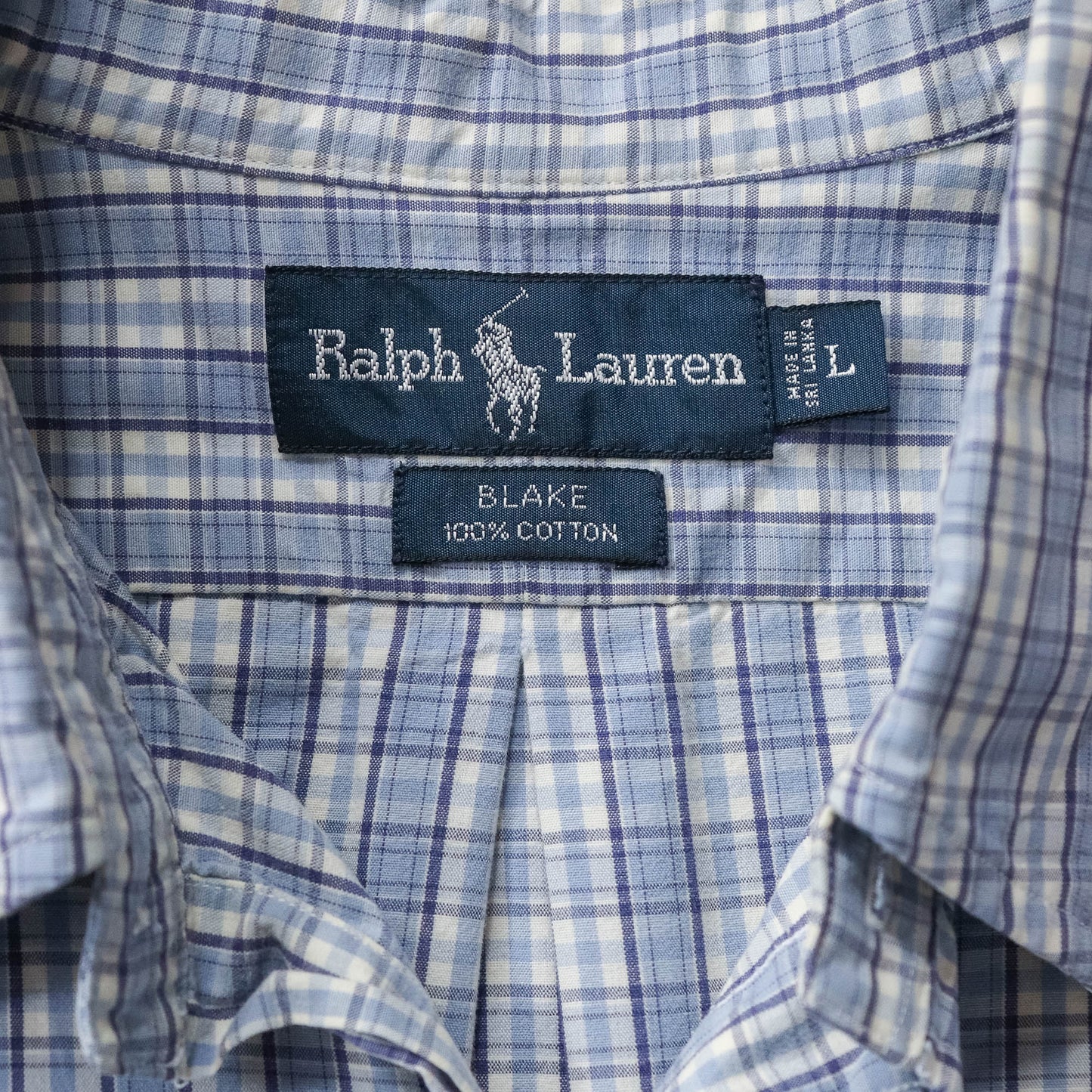 Polo Ralph Lauren Short Sleeve Button Up Shirt - 90s (L)