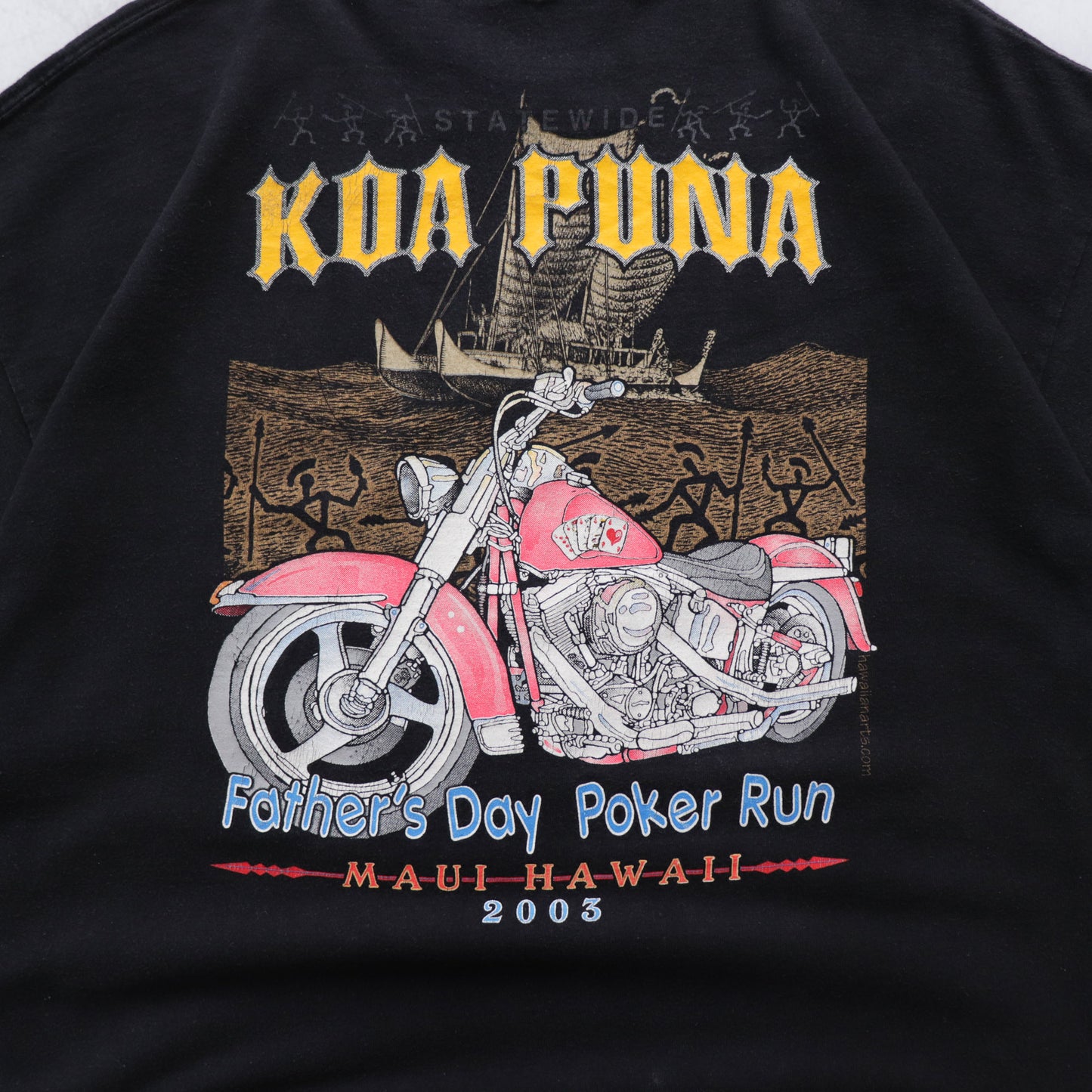 Vintage 2003 Koa Puna Hawaii Biker Tee - XL