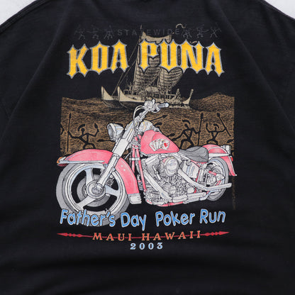 Vintage 2003 Koa Puna Hawaii Biker Tee - XL